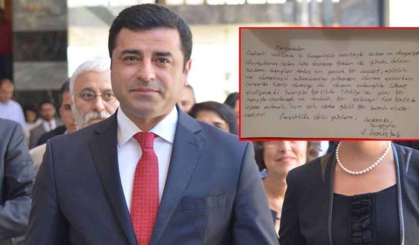 Selahattin Demirtaş'tan yeni mesaj