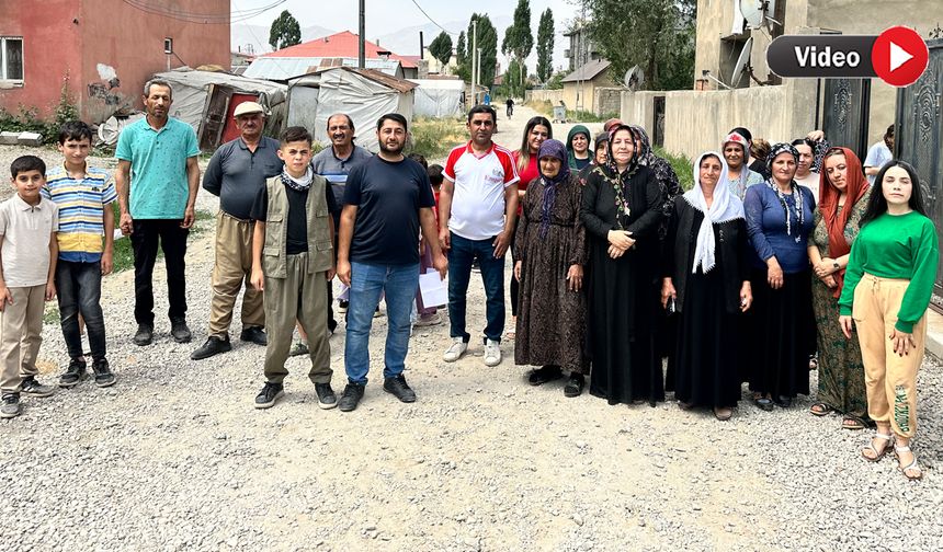 Yeni Mahalle Sakinlerinden Yol Talebi
