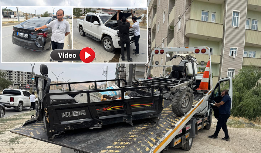 Yüksekova’da Zincirleme Trafik Kazası: 1 Yaralı