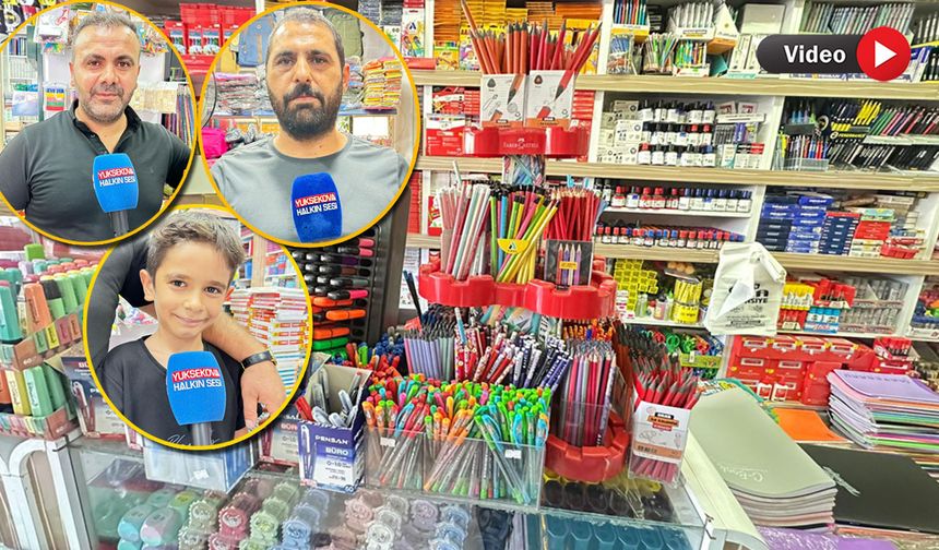 Veliler Kara Kara Düşünüyor: Yüksekova’da Okul Alışverişi Ateş Pahası