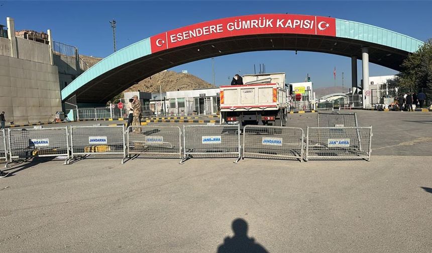 Esendere Gümrük Kapısı’nda Düzenleme: Güvenlik Güçleri Barikat Kurdu