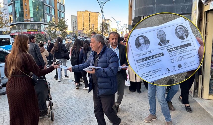 Yüksekova'dan Hakkari’deki halk buluşmasına katılım çağrısı