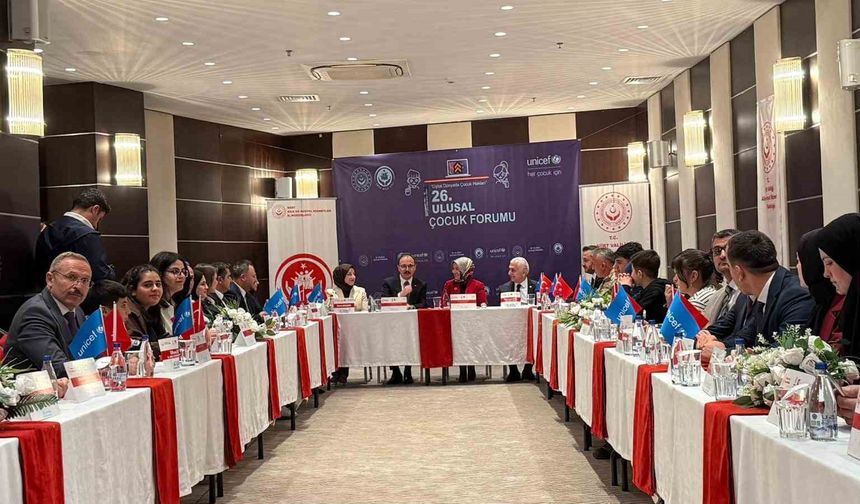 Siirt’te "26. Ulusal Çocuk Forumu" gerçekleştirildi