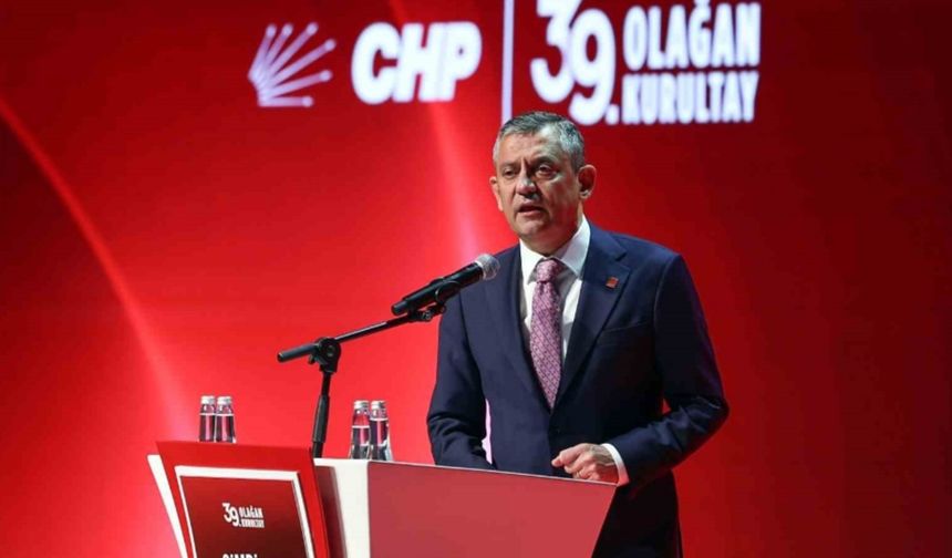 CHP'NİN 39. OLAĞAN KURULTAYI - Özgür Özel yeniden genel başkan