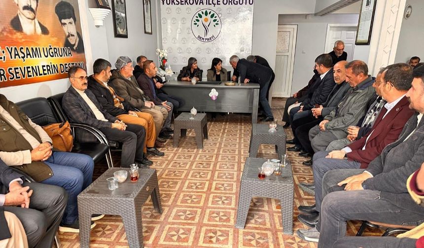 Buldan'dan yeni eş başkanlara tebrik ziyareti