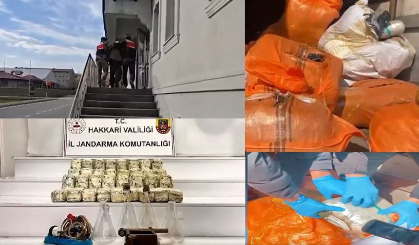 Hakkâri’de çok sayıda yasaklı madde ele geçirildi
