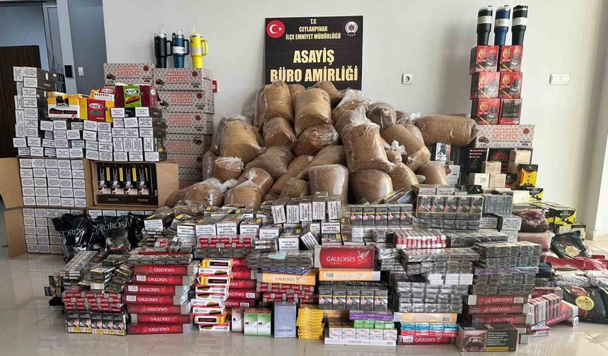 Şanlıurfa’da kaçakçılık operasyonu: 14 gözaltı