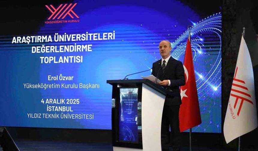 YÖK 2025 Araştırma Üniversiteleri Değerlendirmesi sonuçları açıkladı