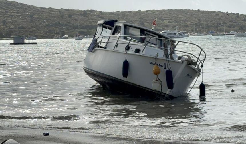 Bodrum’da selin ardından fırtına: "Tekneler karaya oturdu, denizin rengi değişti"