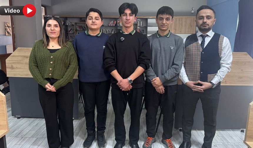 Yüksekovalı öğrencilerden yapay zekâ destekli eğitim hamlesi