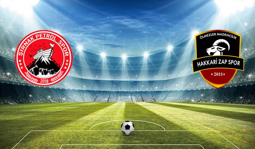 Zap Spor Deplasmanda Şırnak Petrol Spor İle Karşılaşacak