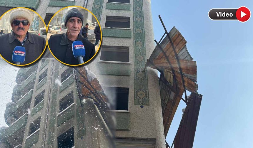 Yüksekova’da Yarım Kalan Yıkım Tehlike Saçıyor