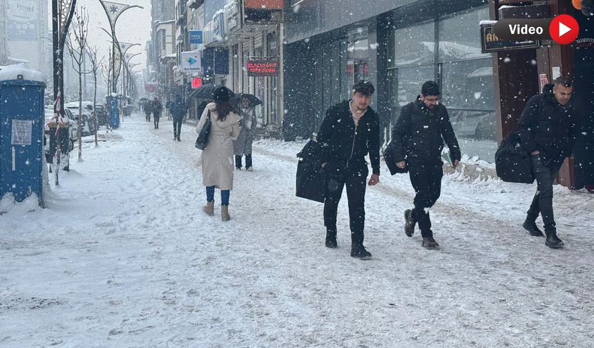 Yüksekova’da kar yağışı hayatı olumsuz etkiledi