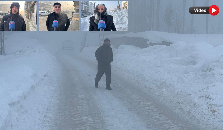 Yüksekova’da dondurucu soğuk hayatı felç etti