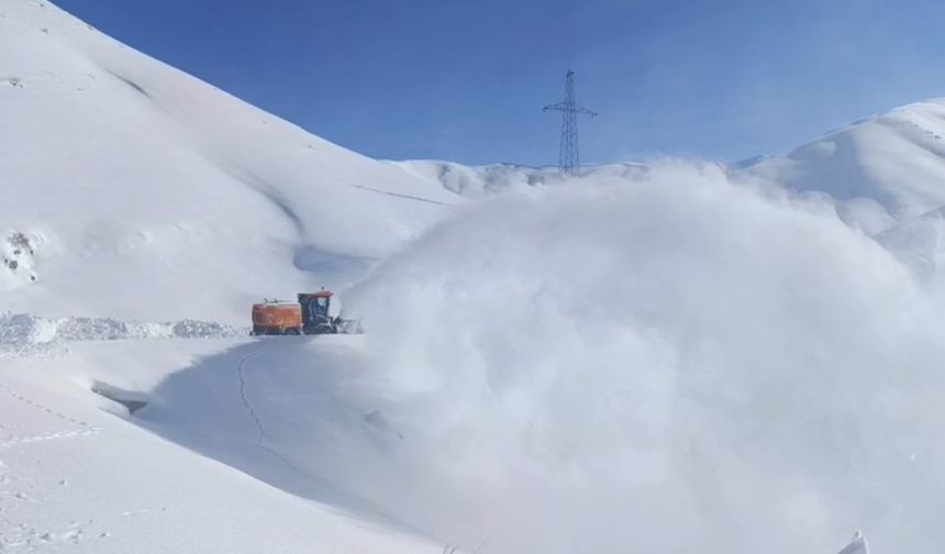 Hakkari'de 42 yerleşim yerinin yolu kapandı