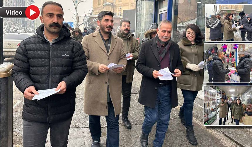 DEM Parti’den Yüksekova’da yürüyüş ve basın açıklamasına davet