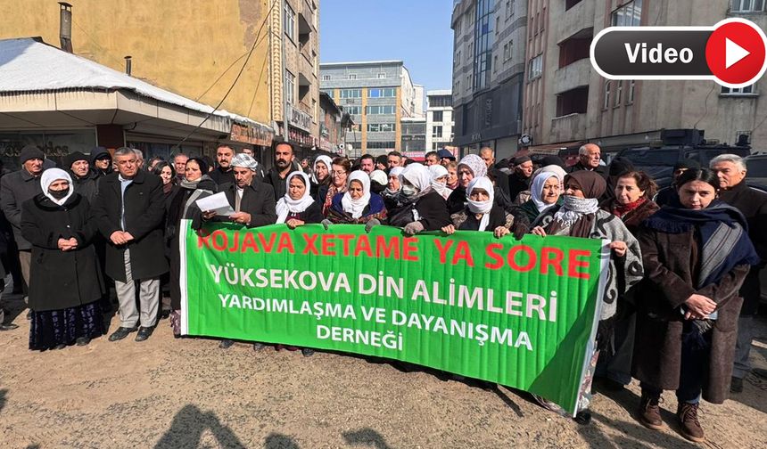 Yüksekova Din Alimleri Derneği’nden Suriye’deki Saldırılara Tepki