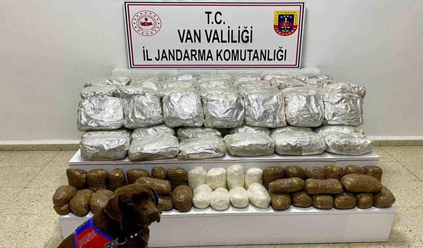 Van’da 78 kilo uyuşturucu ele geçirildi