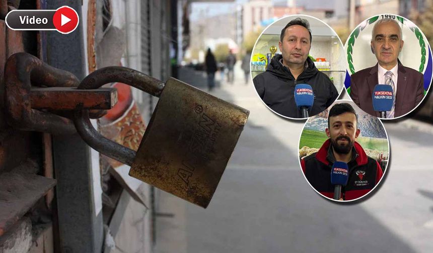 Yüksekova’da Artan fiyatlar esnafın belini büküyor