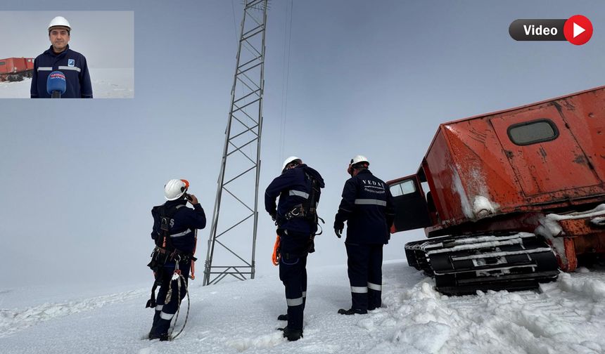 Yüksekova'da 2 Bin rakımda zorlu mesai