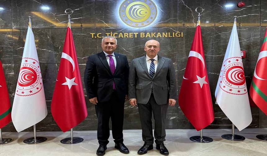 Başkan Özdemir, Esendere ve Derecik Sorunlarını Bakanlığa Taşıdı