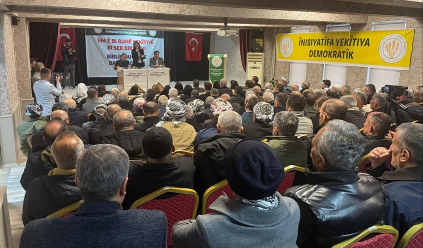 Demokratik Birlik İnisiyatifi'nden Şemdinli’de Halk Toplantısı
