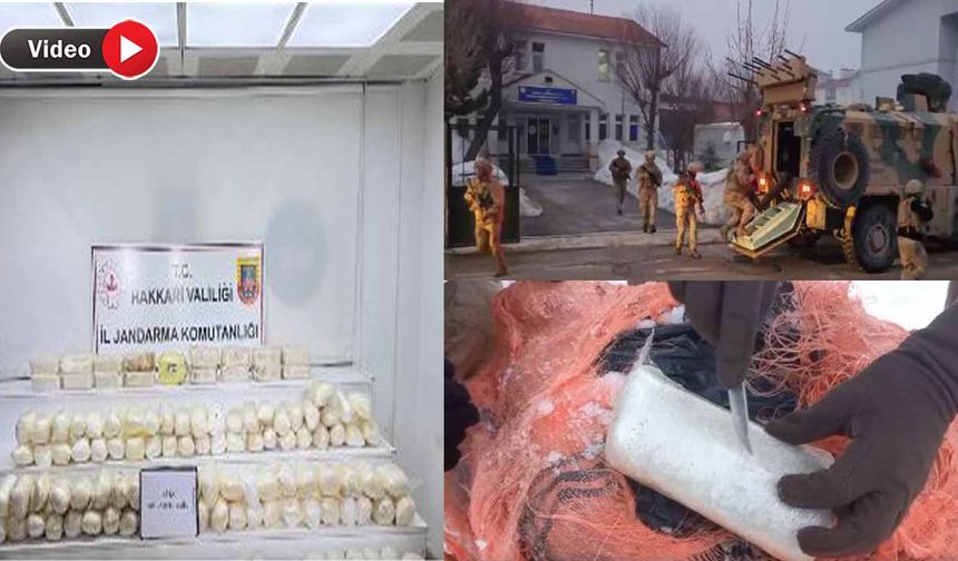 Hakkari ve Van'da yasaklı madde operasyonu