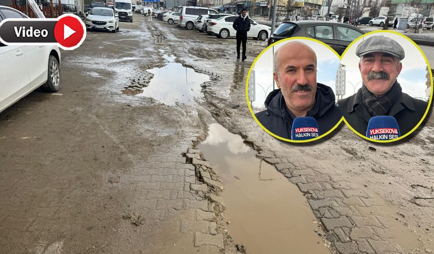 İpekyolu’nda kaldırımlarda her sene aynı manzara: çamur, çukur, araç işgali