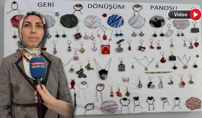 Yüksekova’da Atık Kumaşlar Sanata Dönüşüyor