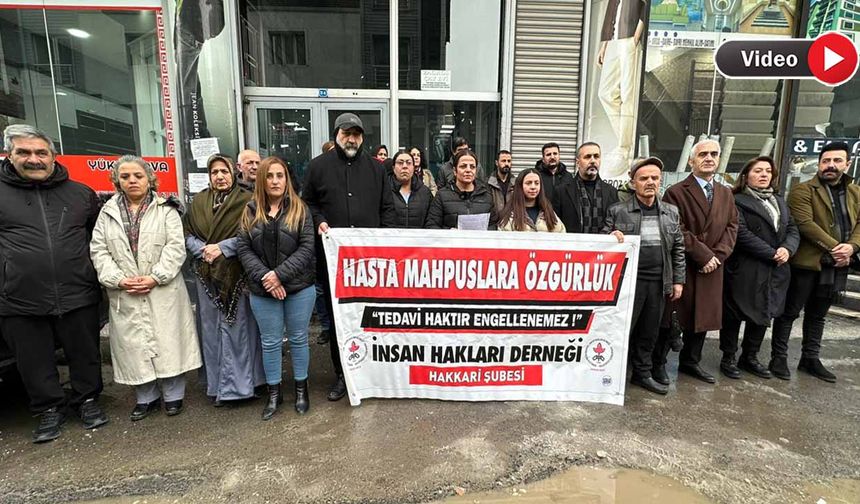 İHD'den Hasta Mahpuslara Tahliye Çağrısı