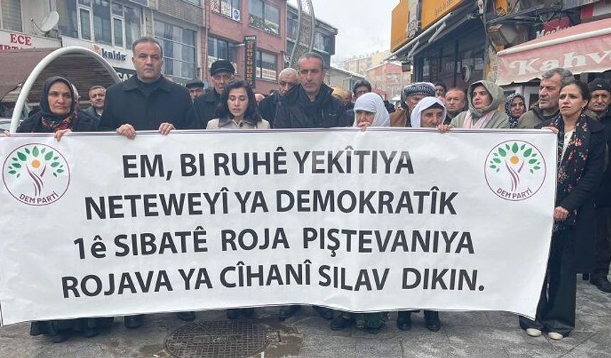 Hakkari DEM Parti’den Dayanışma Yürüyüşü Çağrısı