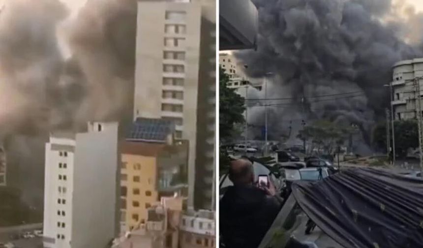 İsrail, her akşam Beyrut'u vuruyor! Şiddetli patlamalar yaşanıyor