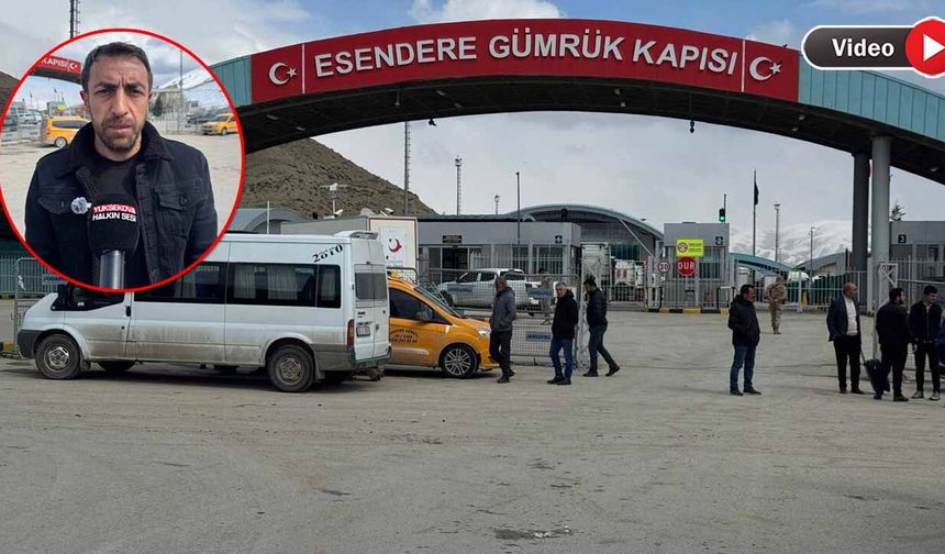 Esendere Sınır Kapısı’nda geçişler kısıtlandı: İran tarafında siyah bayrak asıldı