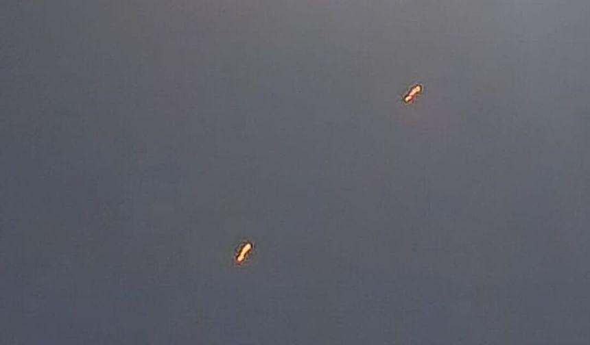 İran’ın Fırlattığı Füzeler Yüksekova ve Şemdinli Semalarında Görüldü