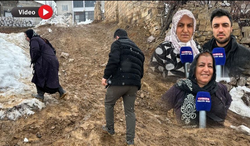 Yüksekova’da Mahalleli İsyan Etti:  “Yıllardır Bu Çileyi Çekiyoruz”