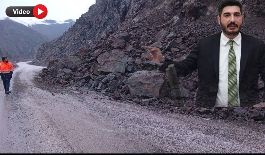 Düşünmez, Hakkari’deki Kaya Düşmesini Meclise Taşıdı