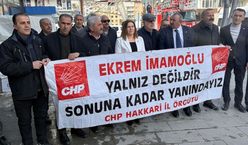 Hakkâri’de Ekrem İmamoğlu’nun Mektubu Okundu