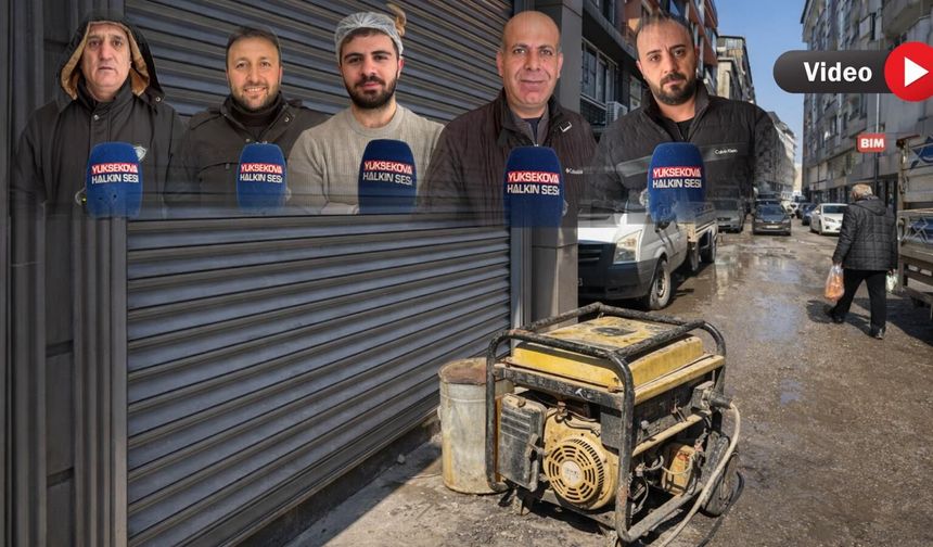 Yüksekova Çarşısı 3 Gündür Karanlıkta: Esnaf'tan VEDAŞ’a Sert Tepki