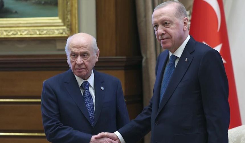 Cumhurbaşkanı Erdoğan ile Bahçeli arasında Ankara'da kritik görüşme