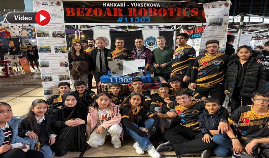 Hakkari’den Büyük Başarı: Bezoar Robotics İlk Yılında Play-Off Finallerinde