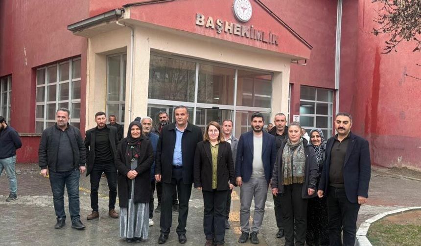 Hakkari’de DEM Heyetinden Hastaneye Ziyaret
