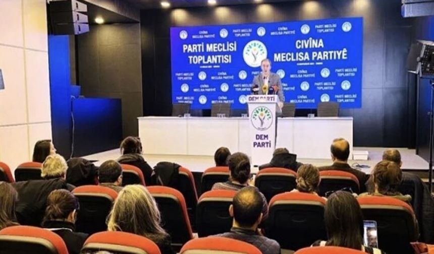 DEM Parti Meclisi'nin Sonuç Bildirgesi Açıklandı