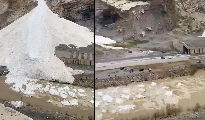 Sümbül Dağı’nda çığ devam ediyor