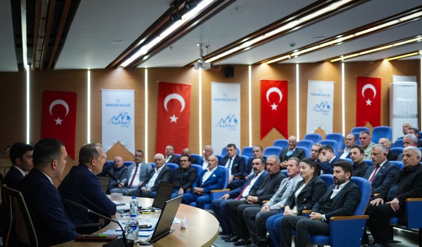 Hakkâri’de Köylerdeki Altyapı Sorunları Masaya Yatırıldı