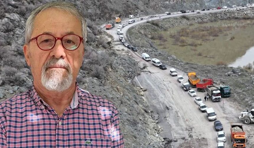 Yüksekova-Hakkari Yolundaki Heyelan Sonrası Naci Görür Uyardı