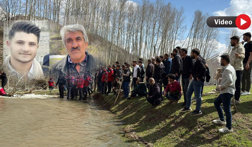 İbrahim Kom'un babası da arama çalışmalarına katıldı