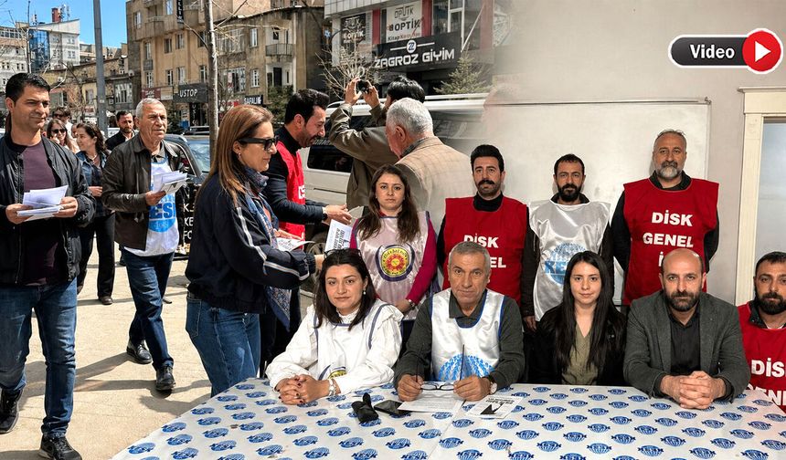 Yüksekova’da Emek ve Demokrasi Platformu’ndan 1 Mayıs’a katılım çağrısı