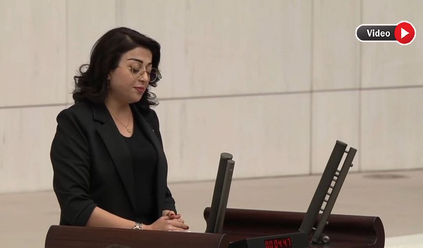 Hakkari Milletvekili Öznur Bartın’dan TBMM’de Kayyum Tepkisi