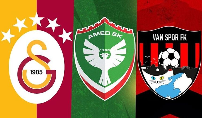 Galatasaray, Amedspor ve Vanspor dahil çok sayıda kulübe TFF’den ceza