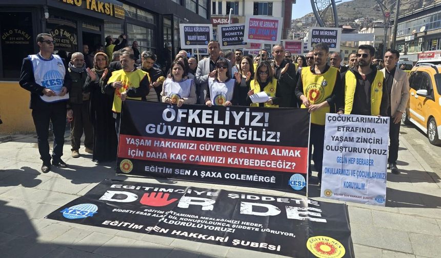 Hakkari’de Eğitimde Şiddete Tepki: Yürüyüş ve Oturma Eylemi